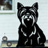 Yorkshire Terrier Metal Statue Garden Ornament Home Decoration Gift for Dog Owner
