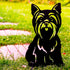 Yorkshire Terrier Metal Statue Garden Ornament Home Decoration Gift for Dog Owner