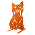 Yorkshire Terrier Metal Statue Garden Ornament Home Decoration Gift for Dog Owner