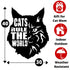 Maine Coon CAT Wall Art Hanging Sign - Present for Dog Lovers, Metal Laser Cut Home Décor, Patio, Garden, Room, Indoor or Outdoor Artwork Gift Plaque