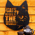 House Cat Wall Art Hanging Sign – Present for Cat Lover, Metal Laser Cut Home Décor, Patio, Garden, Room, Indoor or Outdoor Artwork Gift Plaque