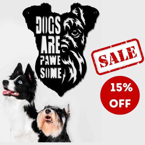 SCHNAUZER Dog Loss Memorial Plaque Wall Hanging Sign