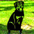 Rottweiler Dog Loss Garden Memorial Stone Statue Ornament