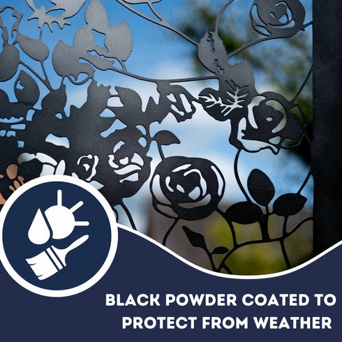 Rose Garden Metal Fence Panels Fencing Screens