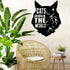 Maine Coon CAT Wall Art Hanging Sign - Present for Dog Lovers, Metal Laser Cut Home Décor, Patio, Garden, Room, Indoor or Outdoor Artwork Gift Plaque