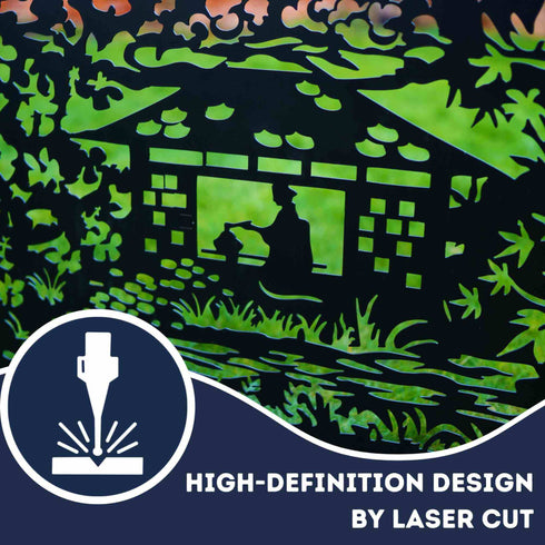 Metal Garden Fence Panels Japanese Fencing Screens Tea Ceremony