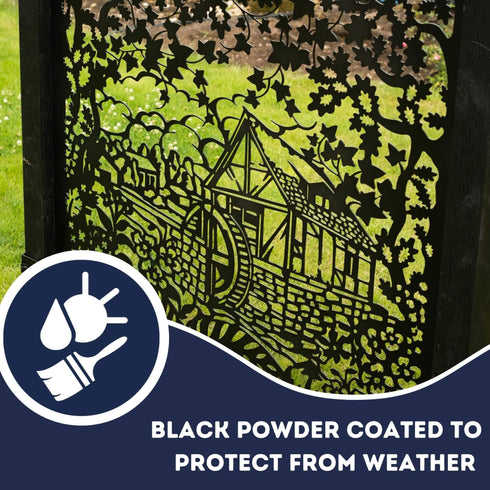 Metal Fence Panels Water Mill Garden Fencing Screens