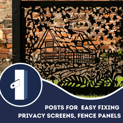 Metal Fence Panels Water Mill Garden Fencing Screens