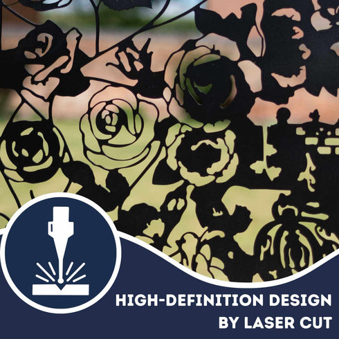 Rose Garden Metal Fence Panels Fencing Screens