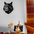 Maine Coon CAT Wall Art Hanging Sign - Present for Dog Lovers, Metal Laser Cut Home Décor, Patio, Garden, Room, Indoor or Outdoor Artwork Gift Plaque