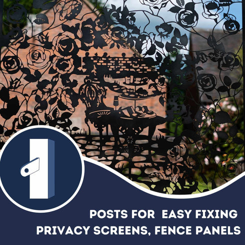 Rose Garden Metal Fence Panels Fencing Screens