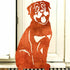 Rottweiler Dog Loss Garden Memorial Stone Statue Ornament