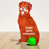 Rottweiler Dog Loss Garden Memorial Stone Statue Ornament