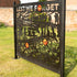 Lest We Forget ( Remembrance Day) Patio screen or Fence panel with Glass inserts