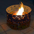 Born To Ride Fire Pit Ring - heat and weather resistant paint, portable