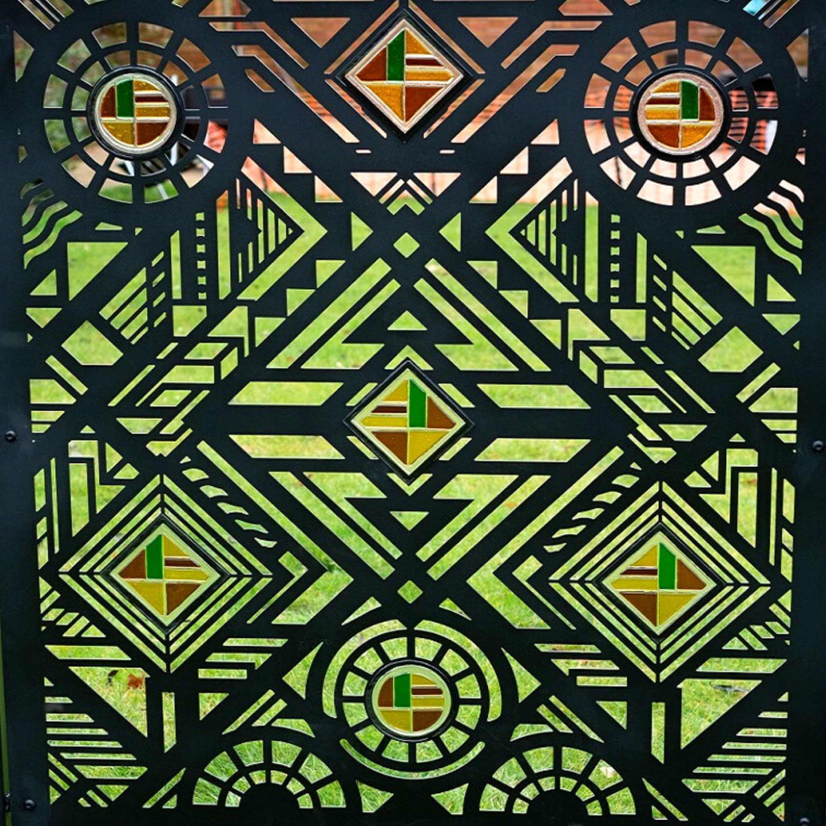 Art Deco Metal Fence Panels Garden Decorative Fencing Screens