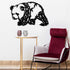 Panda Wall Art Hanging Sign Animal Face Mask Housewarming Present House Indoor Outdoor Home Decor Garden Ornament Feng Shui Oriental Chinese Art