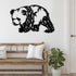 Panda Wall Art Hanging Sign Animal Face Mask Housewarming Present House Indoor Outdoor Home Decor Garden Ornament Feng Shui Oriental Chinese Art