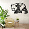 Panda Wall Art Hanging Sign Animal Face Mask Housewarming Present House Indoor Outdoor Home Decor Garden Ornament Feng Shui Oriental Chinese Art