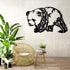 Panda Wall Art Hanging Sign Animal Face Mask Housewarming Present House Indoor Outdoor Home Decor Garden Ornament Feng Shui Oriental Chinese Art