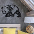 Panda Wall Art Hanging Sign Animal Face Mask Housewarming Present House Indoor Outdoor Home Decor Garden Ornament Feng Shui Oriental Chinese Art