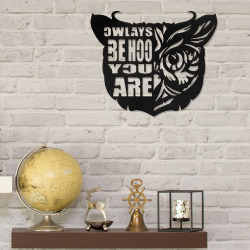 Owl Wall Art Hanging Sign Animal Face Mask Housewarming Present Bird Lover Gift House Indoor Outdoor Home Decor Garden Ornament Spiritual Tribal Contemporary Art