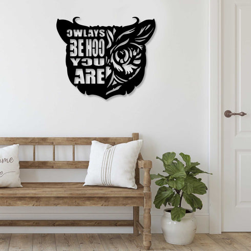Owl Wall Art Hanging Sign Animal Face Mask Housewarming Present Bird Lover Gift House Indoor Outdoor Home Decor Garden Ornament Spiritual Tribal Contemporary Art