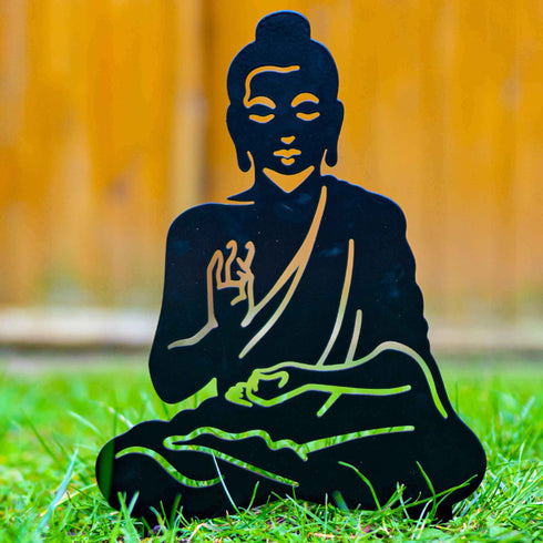 Buddha Metal Garden Ornament