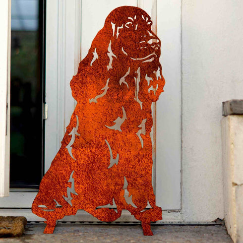 COCKER SPANIEL Dog Loss Memorial Dog Lovers Present Garden Grave Patio Decor Gift for Dog Breeder Outdoor Indoor Lawn Metal Handmade Art Personalised