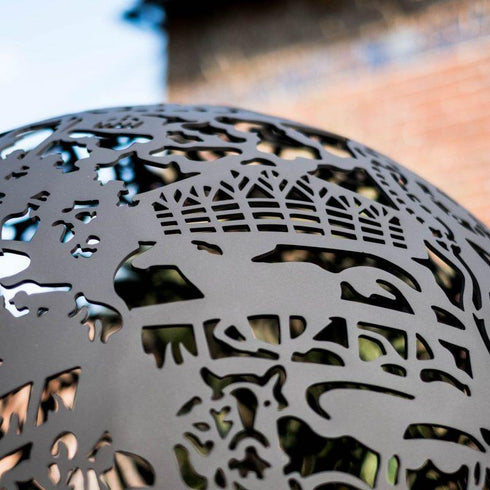 The Equestrian Spherical Fire pit 1