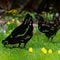Chickens Garden Ornament Metal Birds Decoration
