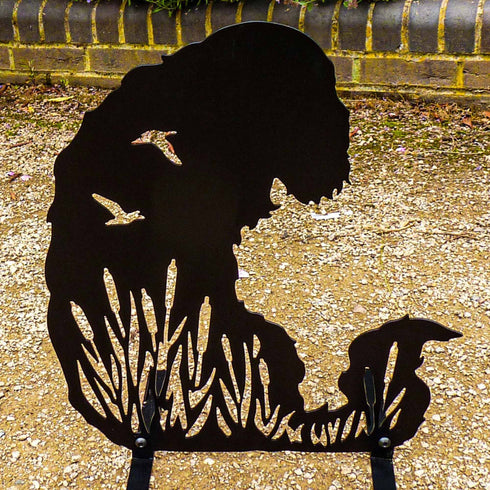 English Red Irish Setter Dog Loss Garden Ornament Memorial Personalised Statue