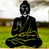 Buddha Metal Garden Ornament