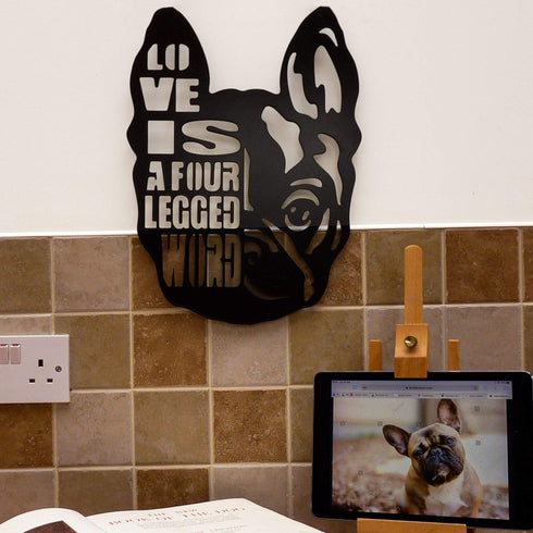 FRENCH BULLDOG BOSTON TERRIER Wall Art Hanging Sign