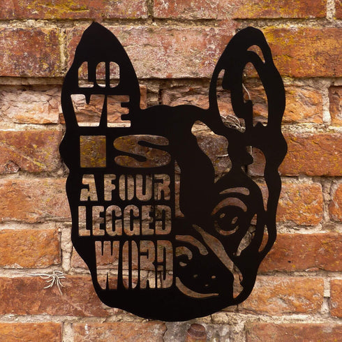 FRENCH BULLDOG BOSTON TERRIER Wall Art Hanging Sign