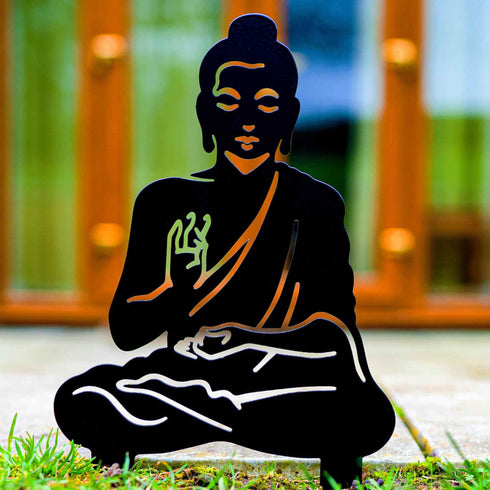 Buddha Metal Garden Ornament