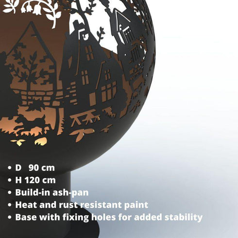 British Countryside Fire Pit - parameters