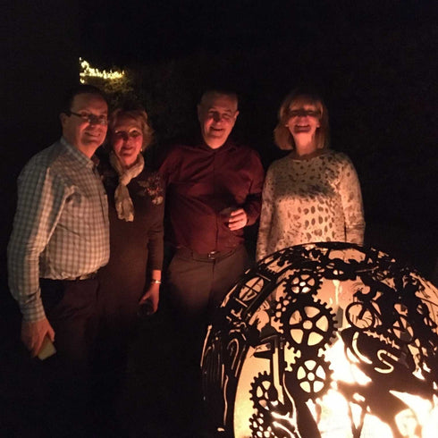 Bespoke Spherical Fire Pit BIRTHDAY GIFT