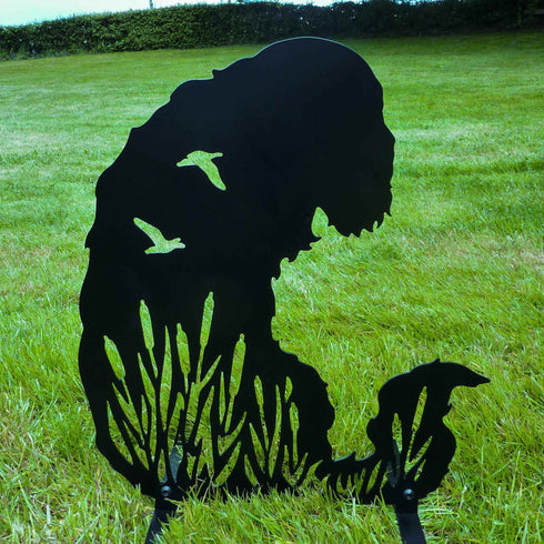 English Red Irish Setter Dog Loss Garden Ornament Memorial Personalised Statue