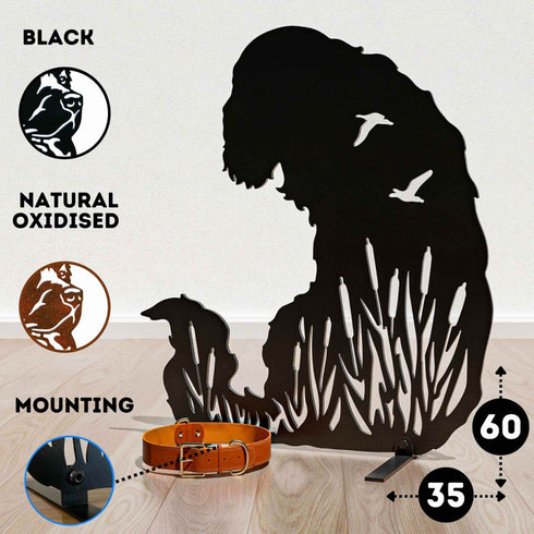 English Red Irish Setter Dog Loss Garden Ornament Memorial Personalised Statue