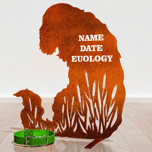 English Red Irish Setter Sculpture Dog Lover Owner Gift Garden Ornament