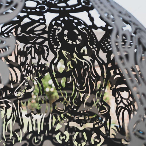 The Equestrian Spherical Fire pit 3