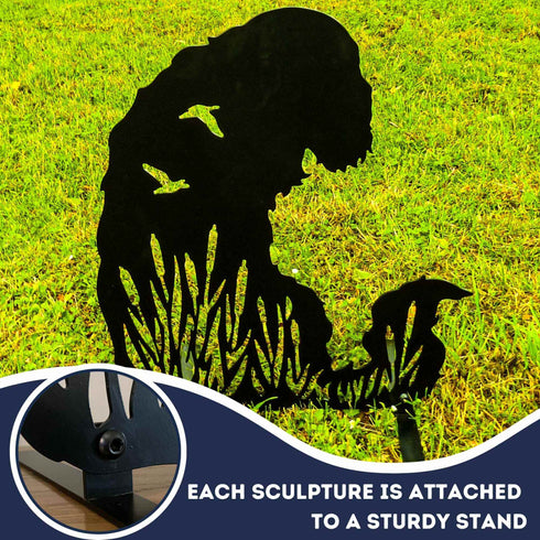 English Red Irish Setter Sculpture Dog Lover Owner Gift Garden Ornament