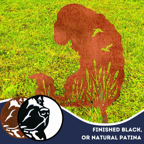 English Red Irish Setter Dog Loss Garden Ornament Memorial Personalised Statue