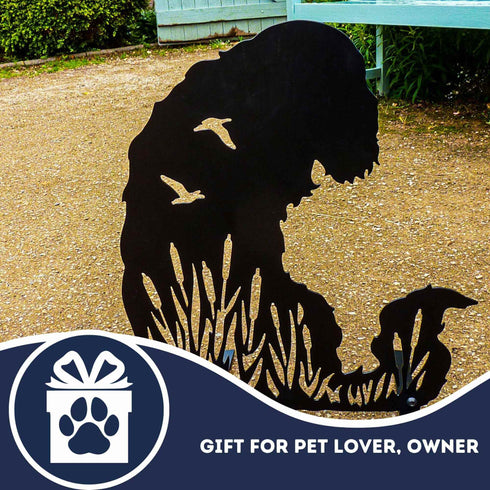 English Red Irish Setter Sculpture Dog Lover Owner Gift Garden Ornament