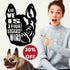 FRENCH BULLDOG BOSTON TERRIER Wall Art Hanging Sign