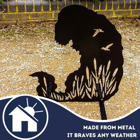 English Red Irish Setter Sculpture Dog Lover Owner Gift Garden Ornament