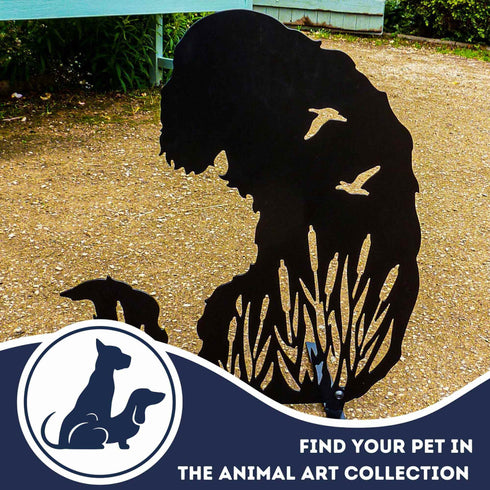 English Red Irish Setter Dog Loss Garden Ornament Memorial Personalised Statue