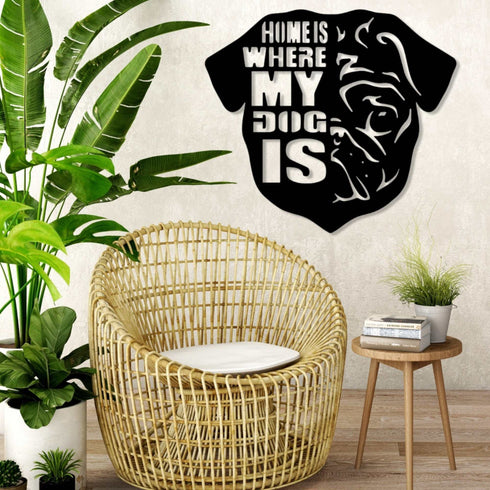 PUG Wall Art Hanging Sign