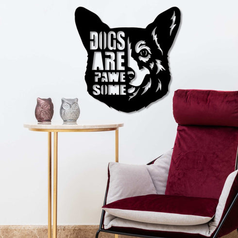 WELSH CORGI Wall Art Hanging Sign